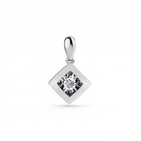 Подвеска из белого золота GRIGORIEV Г03-12-5737-11-00 с бриллиантом Г03-12-5737-11-00 фото