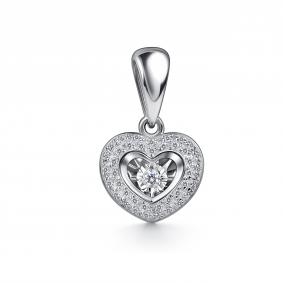 Подвеска из белого золота GRIGORIEV Г03-12-5911-31-00 с бриллиантом Г03-12-5911-31-00 фото