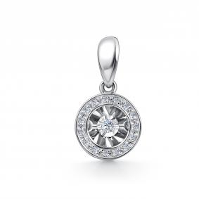 Подвеска из белого золота GRIGORIEV Г03-12-5994-31-00 с бриллиантом Г03-12-5994-31-00 фото