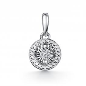 Подвеска из белого золота GRIGORIEV Г03-12-71177-21-00 с бриллиантом Г03-12-71177-21-00 фото