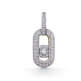 Подвеска из лимонного золота GRIGORIEV Г03-13-01115-31-00 с бриллиантом Г03-13-01115-31-00 фото