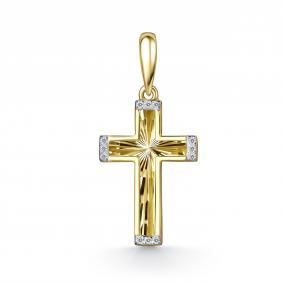 Подвеска из лимонного золота GRIGORIEV Г03-13-01378-21-00 с бриллиантом Г03-13-01378-21-00 фото