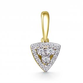 Подвеска из лимонного золота GRIGORIEV Г03-13-51111-31-00 с бриллиантом Г03-13-51111-31-00 фото