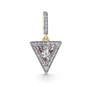 Подвеска из лимонного золота GRIGORIEV Г03-13-51237-31-00 с бриллиантом Г03-13-51237-31-00 фото