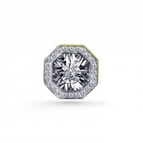 Подвеска из лимонного золота GRIGORIEV Г03-13-5628-31-00-1 с бриллиантом Г03-13-5628-31-00-1 фото