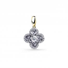 Подвеска из лимонного золота GRIGORIEV Г03-13-5675-31-00 с бриллиантом Г03-13-5675-31-00 фото