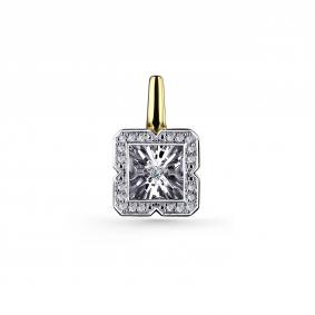 Подвеска из лимонного золота GRIGORIEV Г03-13-5889-31-00-1 с бриллиантом Г03-13-5889-31-00-1 фото