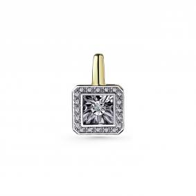 Подвеска из лимонного золота GRIGORIEV Г03-13-5890-31-00-1 с бриллиантом Г03-13-5890-31-00-1 фото