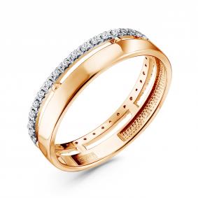 Золотое кольцо GRIGORIEV Г04-11-0060 с бриллиантом Г04-11-0060 фото