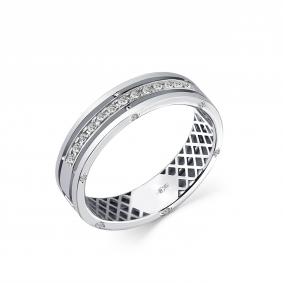 Кольцо из белого золота GRIGORIEV Г04-12-0917-31-00 с бриллиантом Г04-12-0917-31-00 фото