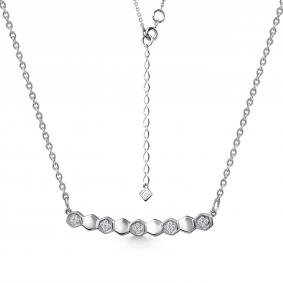 Г08-10-0558-41-00 Колье из серебра Серебро 925° Г08-10-0558-41-00 фото