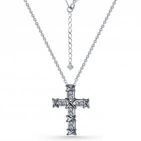 Г08-10-0747-41-00-2 Колье из серебра с фианитом Серебро 925° Г08-10-0747-41-00-2 фото