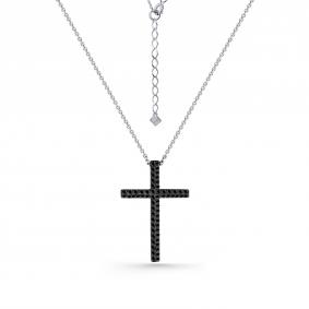 Г08-10-0854-43-00-1 Колье из серебра с фианитом Серебро 925° Г08-10-0854-43-00-1 фото