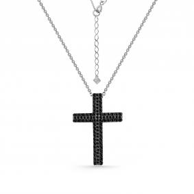 Г08-10-0855-43-00-1 Колье из серебра с фианитом Серебро 925° Г08-10-0855-43-00-1 фото