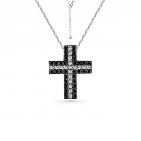 Г08-10-0877-43-00 Колье из серебра с фианитом Серебро 925° Г08-10-0877-43-00 фото