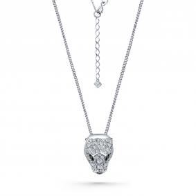 Г08-10-0928-48-00 Колье из серебра с фианитом Серебро 925° Г08-10-0928-48-00 фото