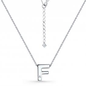 Г08-10-0975-41-00-3 Колье из серебра с фианитом Серебро 925° Г08-10-0975-41-00-3 фото