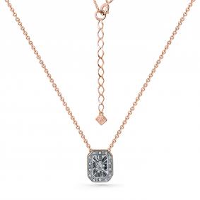 Г08-11-51025-31-00 Колье из красного золота с бриллиантом Золото 585° (красное) Г08-11-51025-31-00 фото