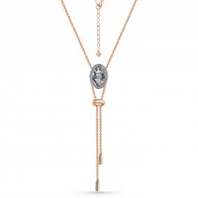 Г08-11-5498-31-00-2 Колье из красного золота с бриллиантом Золото 585° (красное) Г08-11-5498-31-00-2 фото