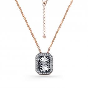 Г08-11-5629-31-00 Колье из красного золота с бриллиантом Золото 585° (красное) Г08-11-5629-31-00 фото