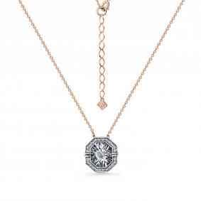 Г08-11-5630-31-00 Колье из красного золота с бриллиантом Золото 585° (красное) Г08-11-5630-31-00 фото