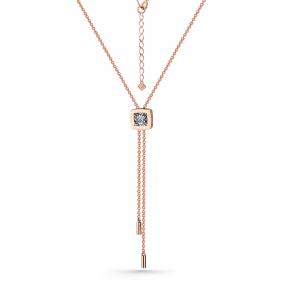 Г08-11-5704-31-00-2 Колье из красного золота с бриллиантом Золото 585° (красное) Г08-11-5704-31-00-2 фото