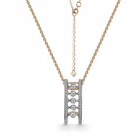 Золотое колье GRIGORIEV с танцующим бриллиантом Г08-11-5872-31-00 Г08-11-5872-31-00 фото