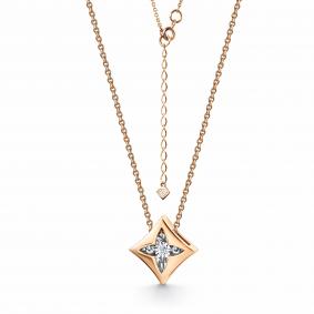 Г08-11-5958-31-00 Колье из красного золота с бриллиантом Золото 585° (красное) Г08-11-5958-31-00 фото