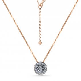 Г08-11-5994-31-00 Колье из красного золота с бриллиантом Золото 585° (красное) Г08-11-5994-31-00 фото