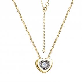 Колье из лимонного золота GRIGORIEV с танцующим бриллиантом Г08-13-5748-31-00 Г08-13-5748-31-00 фото