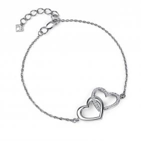 Серебряный браслет GRIGORIEV Г09-10-01311-41-00 с фианитом Г09-10-01311-41-00 фото