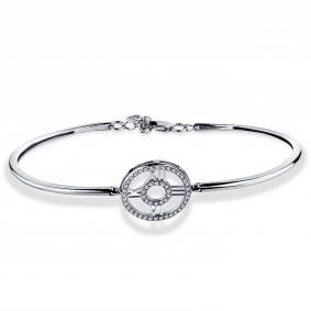 Серебряный браслет GRIGORIEV Г09-10-0585-41-00 с фианитом Г09-10-0585-41-00 фото