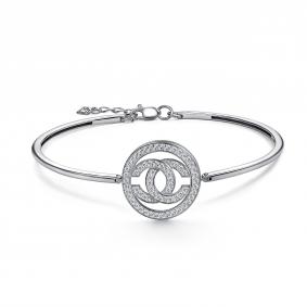 Серебряный браслет GRIGORIEV Г09-10-0635-41-00 с фианитом Г09-10-0635-41-00 фото