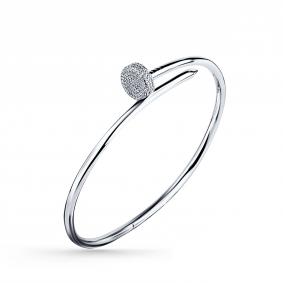 Серебряный браслет GRIGORIEV Г09-10-0665-41-00 с фианитом Г09-10-0665-41-00 фото