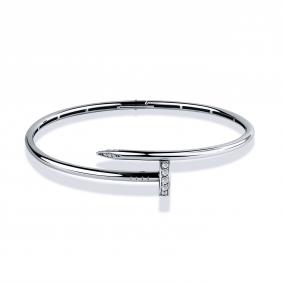 Серебряный браслет GRIGORIEV Г09-10-0690-41-00 с фианитом Г09-10-0690-41-00 фото