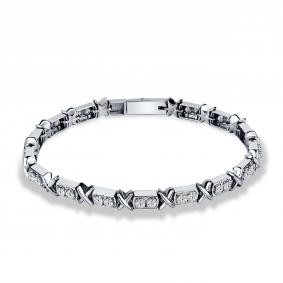 Серебряный браслет GRIGORIEV Г09-10-0747-41-00-1 с фианитом Г09-10-0747-41-00-1 фото