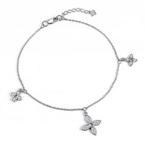 Серебряный браслет GRIGORIEV Г09-10-0961-41-00-1 с фианитом Г09-10-0961-41-00-1 фото