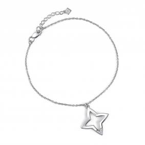 Серебряный браслет GRIGORIEV Г09-10-0965-41-00-1 с фианитом Г09-10-0965-41-00-1 фото