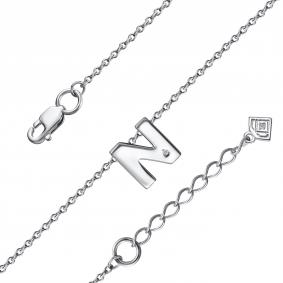 Серебряный браслет GRIGORIEV Г09-10-0976-41-00-5 с фианитом Г09-10-0976-41-00-5 фото