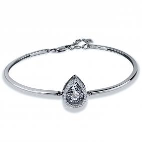 Серебряный браслет GRIGORIEV Г09-10-5497-41-00 с фианитом Г09-10-5497-41-00 фото