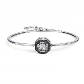 Серебряный браслет GRIGORIEV Г09-10-5628-43-00 с фианитом Г09-10-5628-43-00 фото