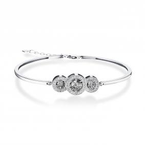 Серебряный браслет GRIGORIEV Г09-10-5699-41-00 с фианитом Г09-10-5699-41-00 фото