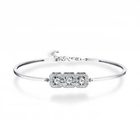 Серебряный браслет GRIGORIEV Г09-10-5702-41-00 с фианитом Г09-10-5702-41-00 фото