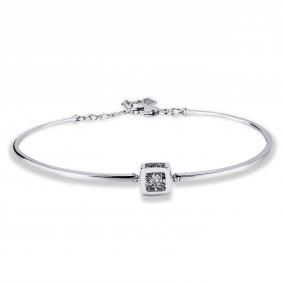 Серебряный браслет GRIGORIEV Г09-10-5704-41-00 с фианитом Г09-10-5704-41-00 фото