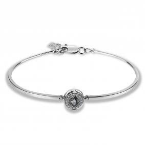 Серебряный браслет GRIGORIEV Г09-10-5924-41-00 с фианитом Г09-10-5924-41-00 фото