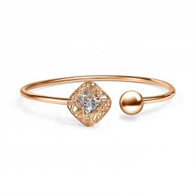 Золотой браслет GRIGORIEV с танцующим бриллиантом Г09-11-51220-11-00-4 Г09-11-51220-11-00-4 фото