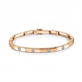 Золотой браслет GRIGORIEV Г09-11-51230-11-00-4 с бриллиантом Г09-11-51230-11-00-4 фото