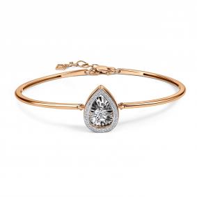 Золотой браслет GRIGORIEV Г09-11-5497-11-00 с бриллиантом Г09-11-5497-11-00 фото