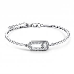 Браслет из белого золота GRIGORIEV Г09-12-01090-31-00 с бриллиантом Г09-12-01090-31-00 фото