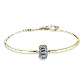 Браслет из лимонного золота GRIGORIEV Г09-13-01045-31-00 с бриллиантом Г09-13-01045-31-00 фото